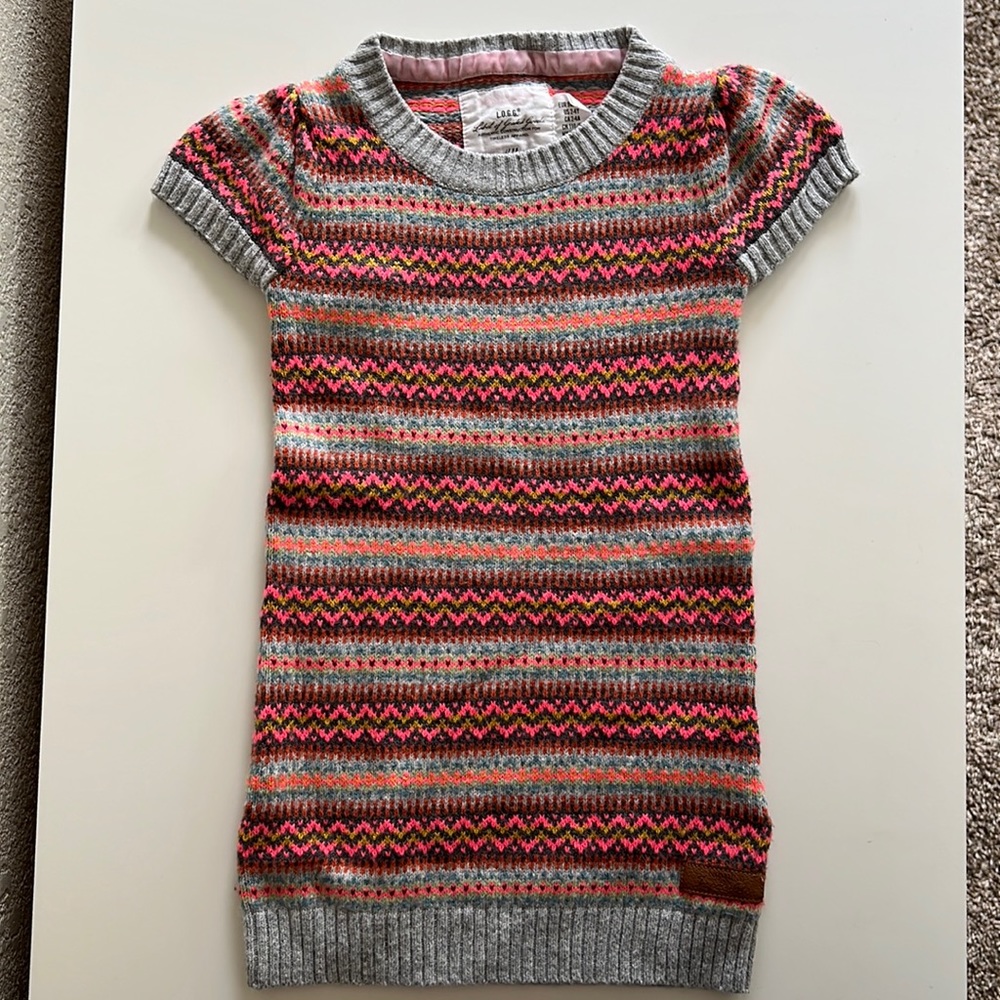 H&M 2-4 year short sleeve knit tunic/dress